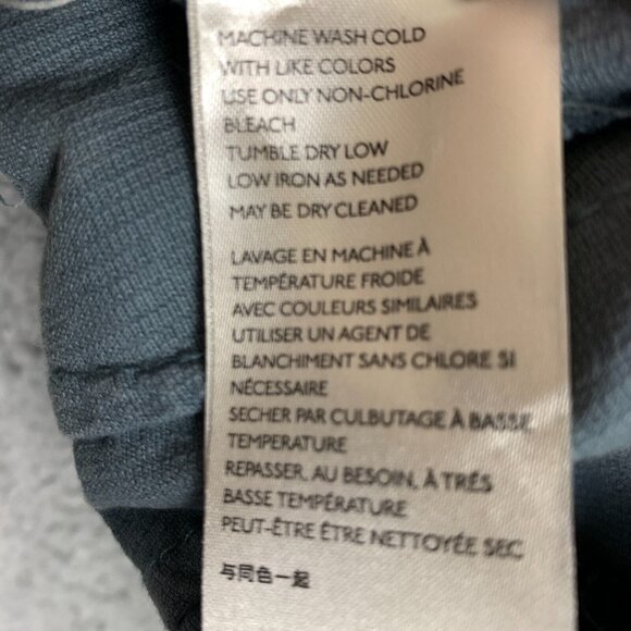 Anthropologie Pilcro Jamina Corduroy Overalls Womens 28 Blue Flare Leg Dungarees - Picture 7 of 16